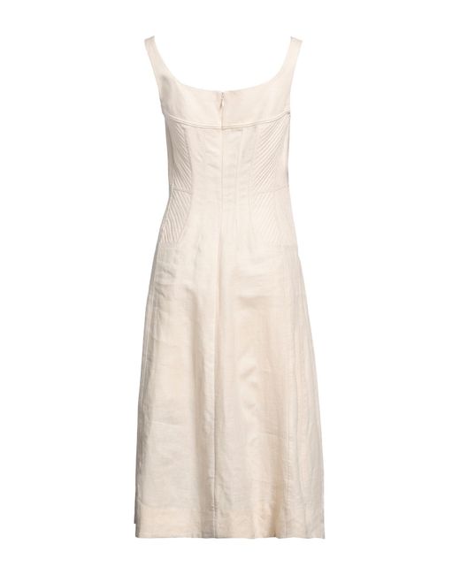 Chloé White Midi Dress