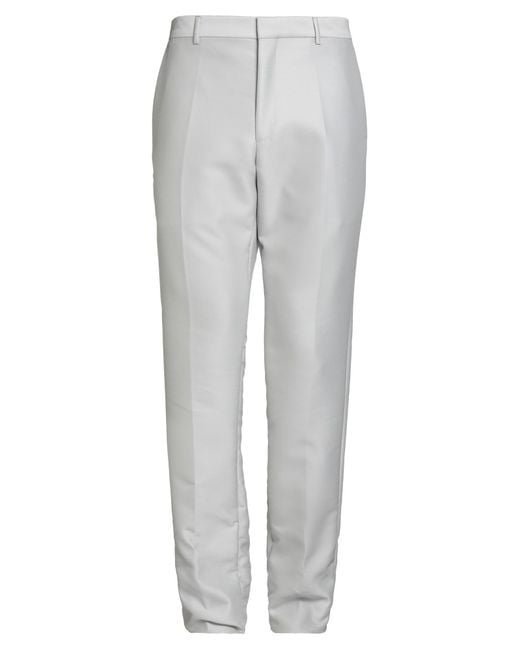 Tom Ford Gray Light Pants Wool, Silk for men