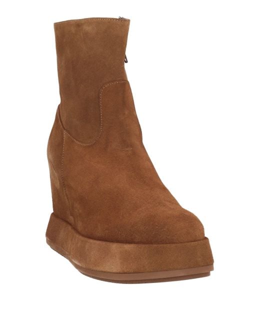 Paloma Barceló Brown Ankle Boots