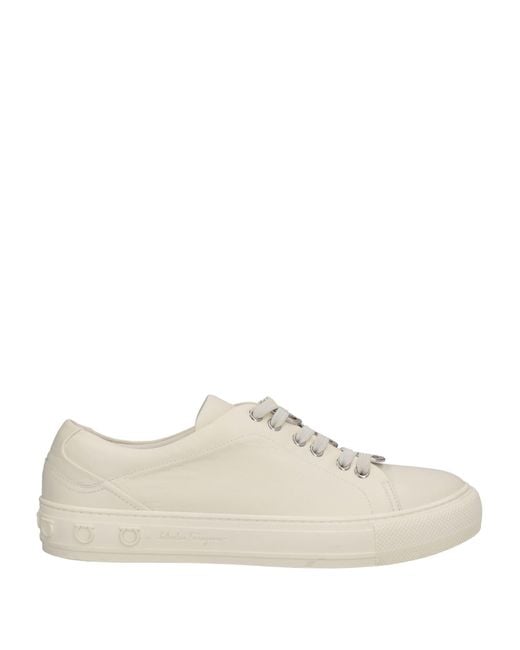 Ferragamo White Trainers