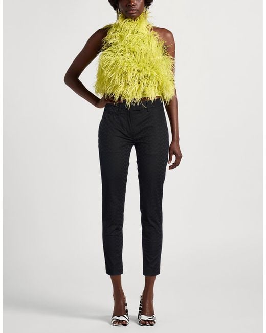Dondup Black Pants Cotton, Elastane