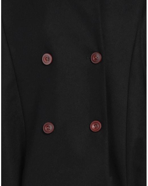 THE GARMENT Black Coat Recycled Wool, Polyamide, Cashmere