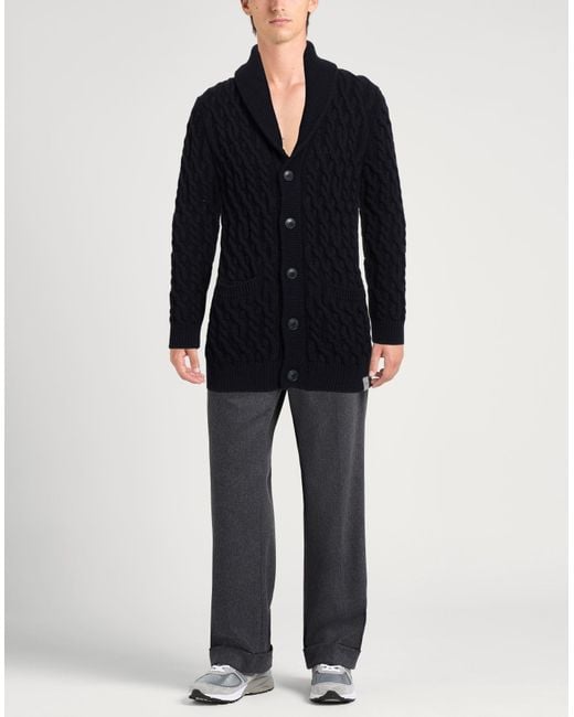 Harmont & Blaine Blue Cardigan Wool, Acrylic for men