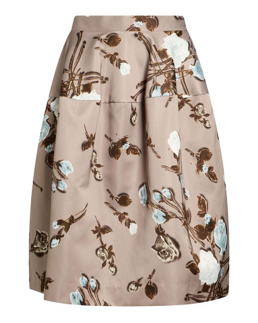 P.A.R.O.S.H. Natural Midi Skirt