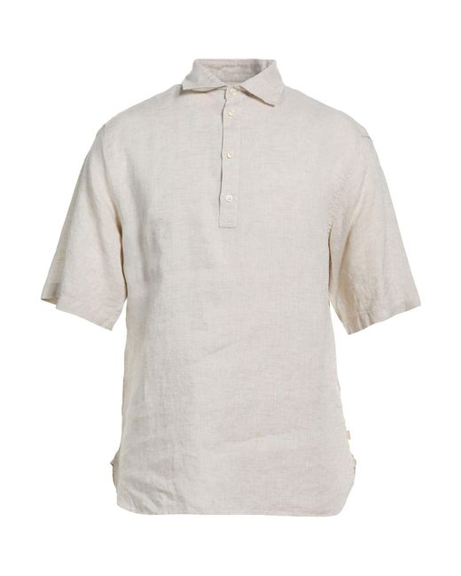 Paul & Shark White Shirt Linen for men