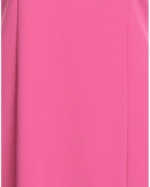 Patrizia Pepe Pink Fuchsia Mini Dress Polyester, Elastane