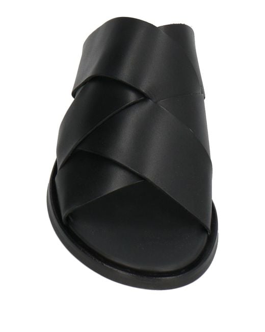 Clarks Black Sandals Leather