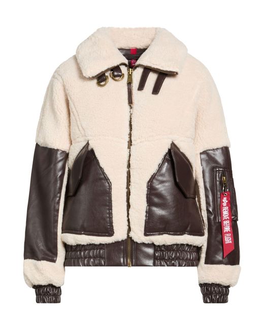 Alpha Industries Black Shearling & Teddy