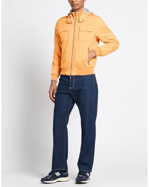 Moorer Orange Jacket Polyester for men
