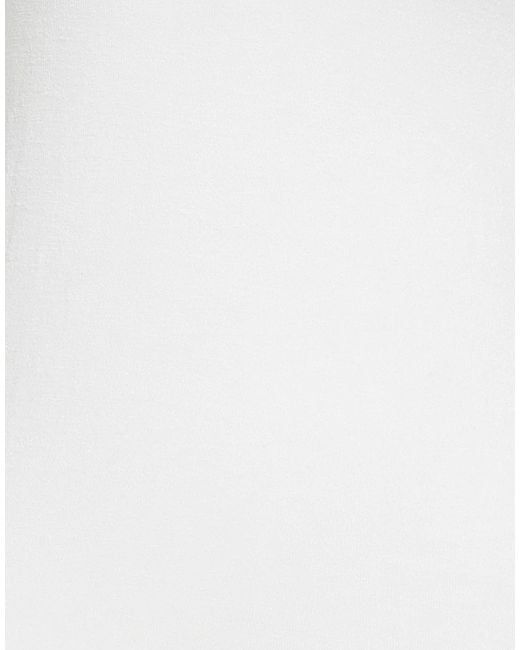 Alpha Studio White Turtleneck Viscose, Elastane