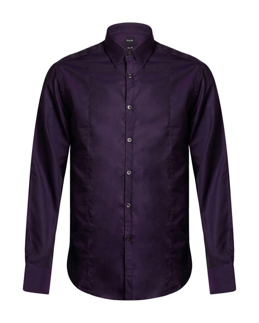 Bagutta Blue Shirt Cotton for men