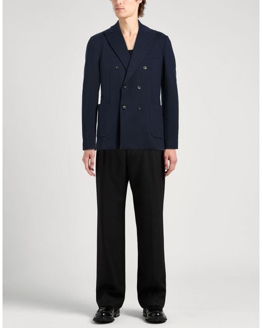 Circolo 1901 Blue Blazer Cotton, Elastane for men