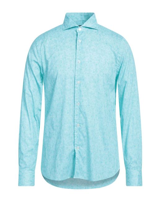 Camisa Fedeli de hombre de color Blue