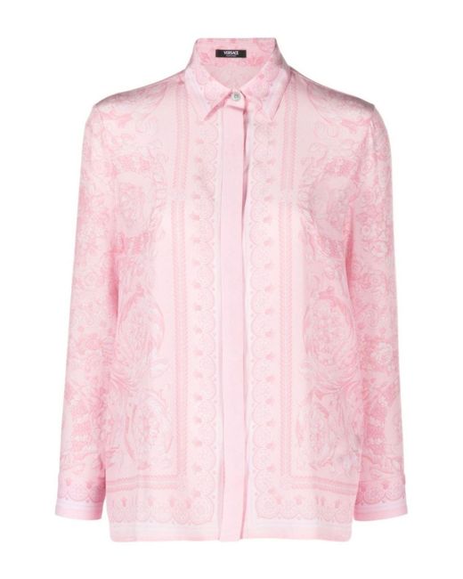 Versace Pink Hemd
