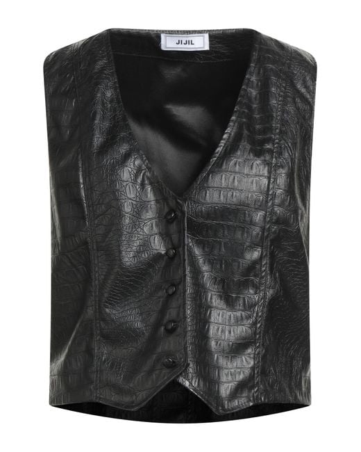 Chaleco sartorial Jijil de color Black