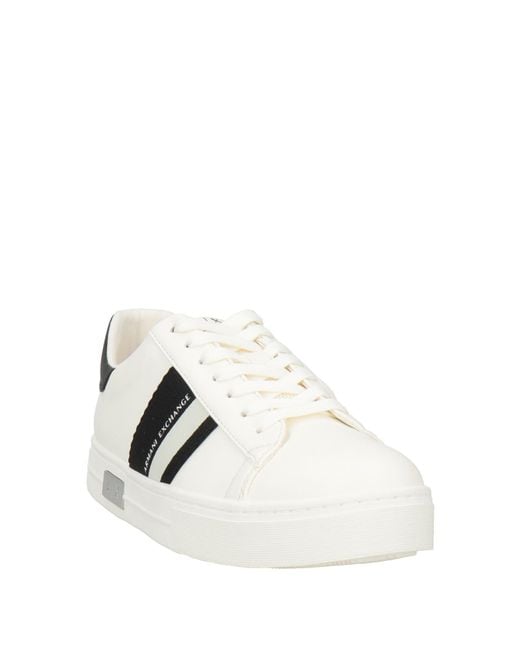 ARMANI EXCHANGE White Trainers