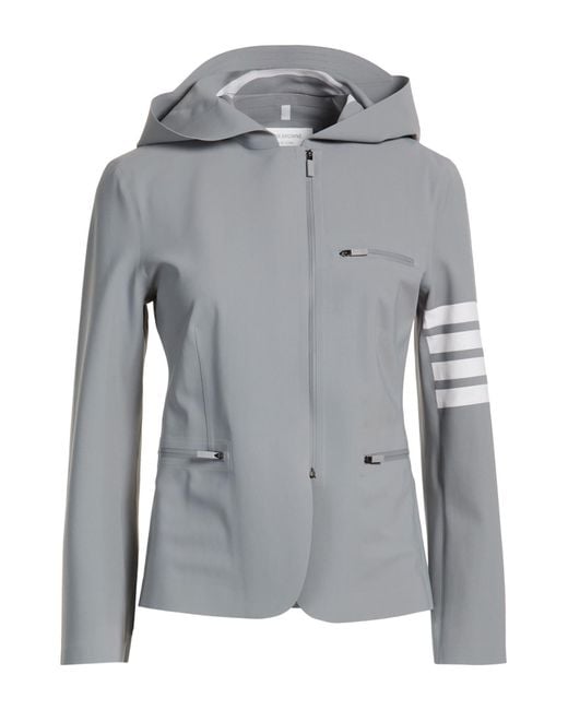Thom Browne Gray Light Jacket Polyamide, Elastane