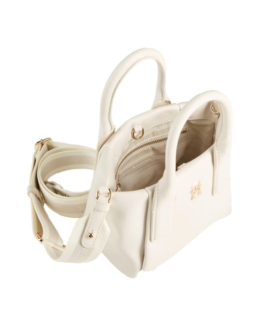 Tommy Hilfiger Natural Ivory Handbag Polyurethane