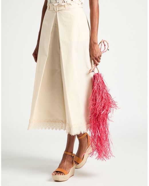 MADE FOR A WOMAN Pink Coral Cross-Body Bag Synthetic Raffia