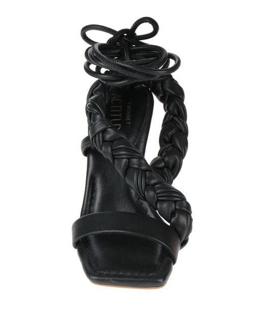 Twinset Black Sandals
