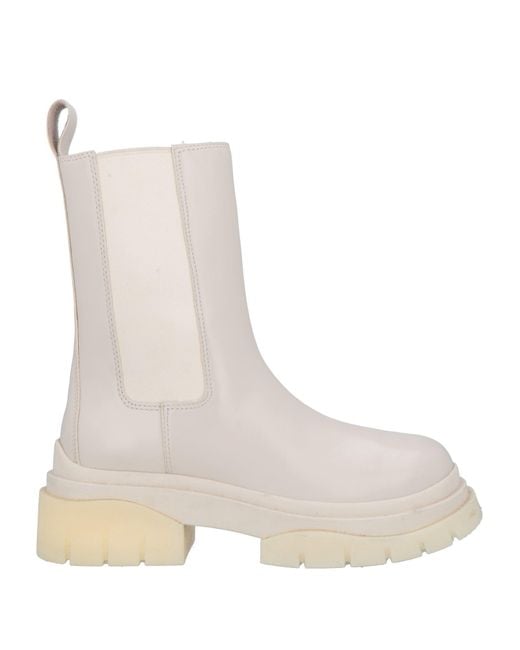 Ash White Ankle Boots
