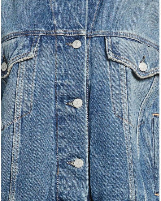 Acne Blue Denim Outerwear Cotton