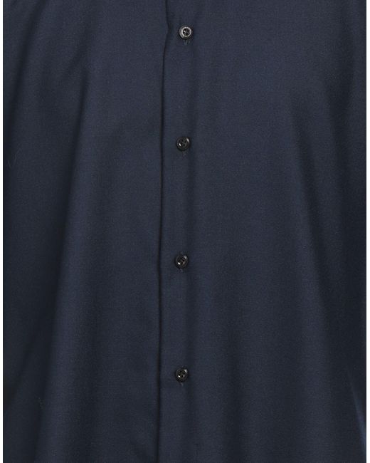 Camisa Finamore 1925 de hombre de color Blue