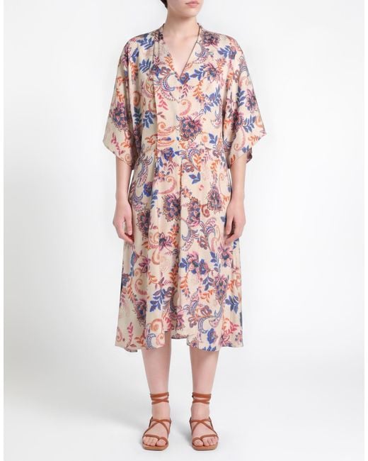 Attic And Barn White Midi Dress