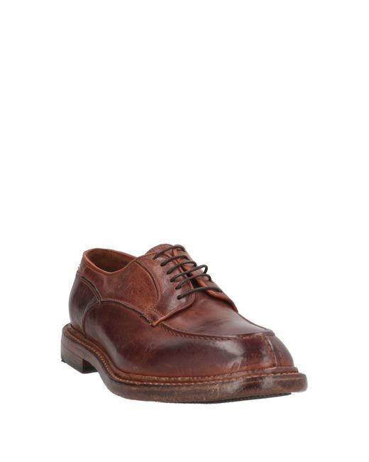 LEMARGO Brown Lace-Up Shoes Leather for men