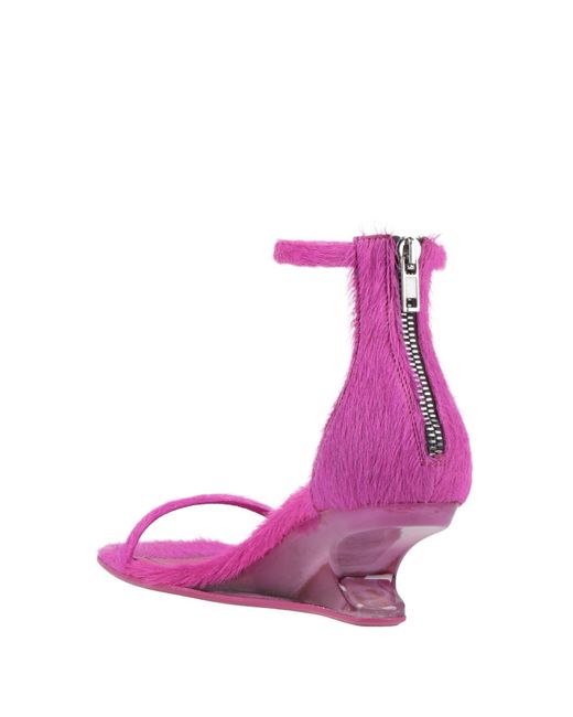 Rick Owens Pink Sandals