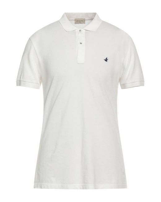 Brooksfield White Polo Shirt for men