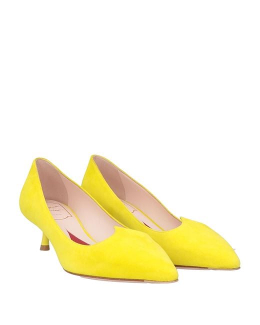 Roger Vivier Yellow Pumps