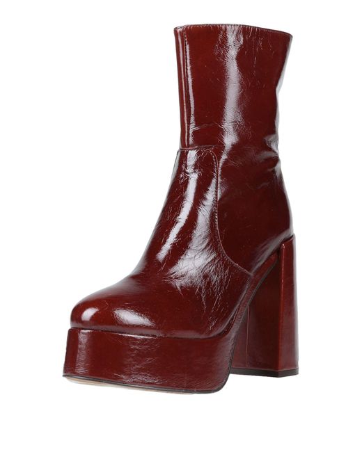 Jonak Red Ankle Boots