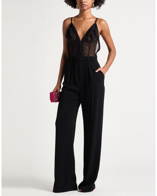 Elisabetta Franchi Black Jumpsuit Polyamide, Polyester, Elastane
