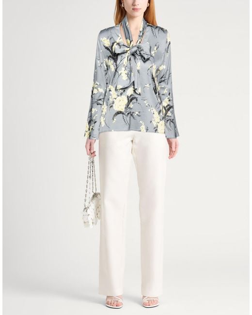 DES_PHEMMES Gray Shirt Viscose, Elastane