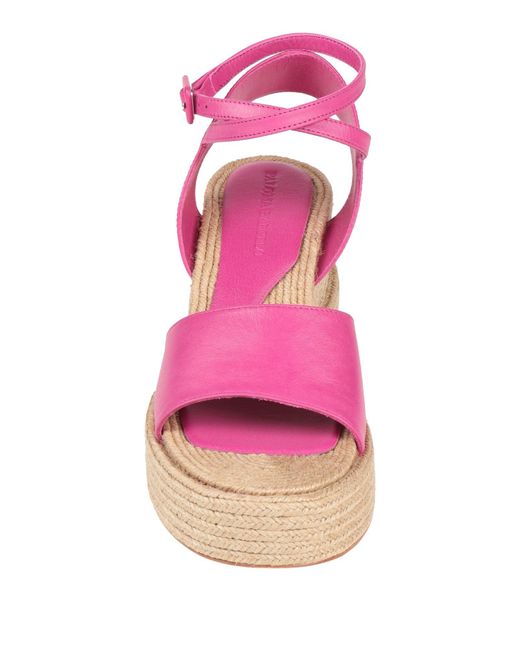Paloma Barceló Pink Espadrilles