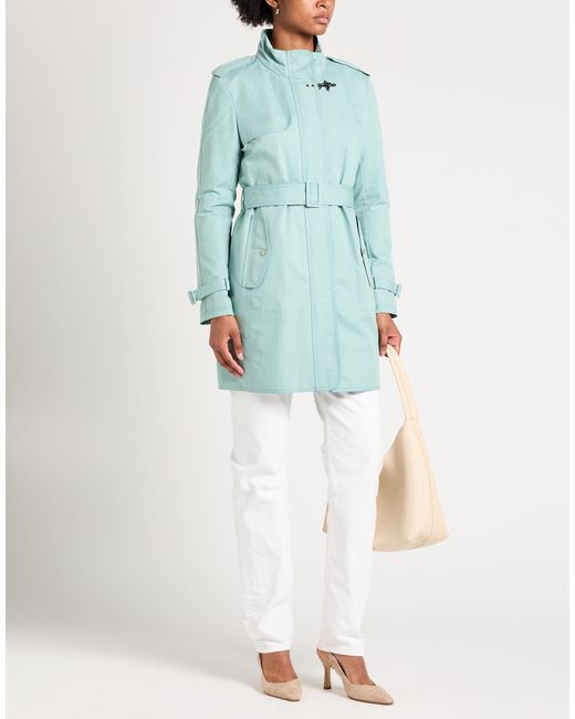 Fay Blue Overcoat & Trench Coat