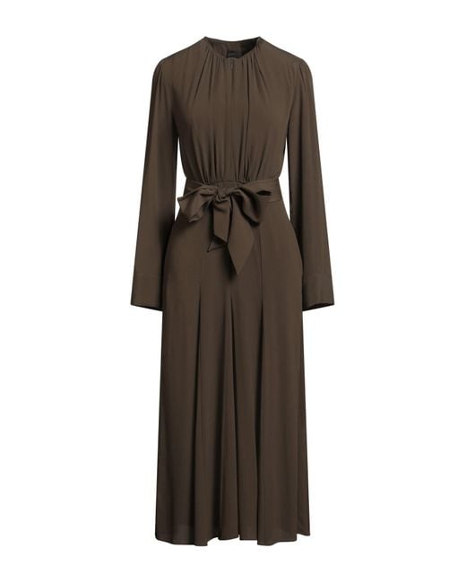 Pinko Brown Midi-Kleid