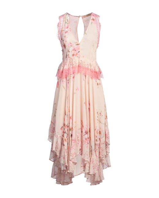 Twinset Pink Midi Dress