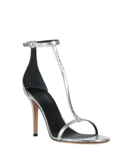 Isabel Marant White Sandals Goat Skin