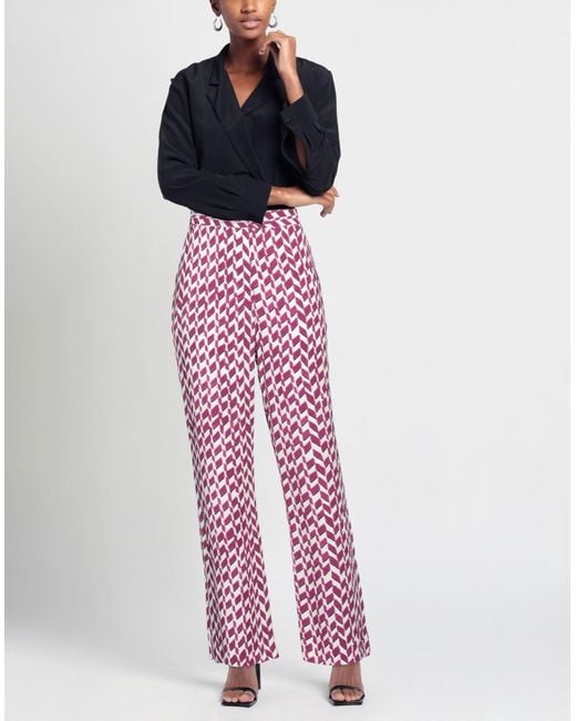 Jucca Red Pants Viscose