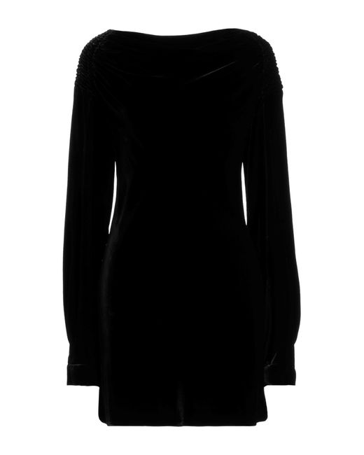 Alberta Ferretti Black Mini Dress