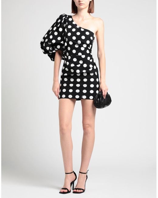 Pinko Black Mini Dress Polyester