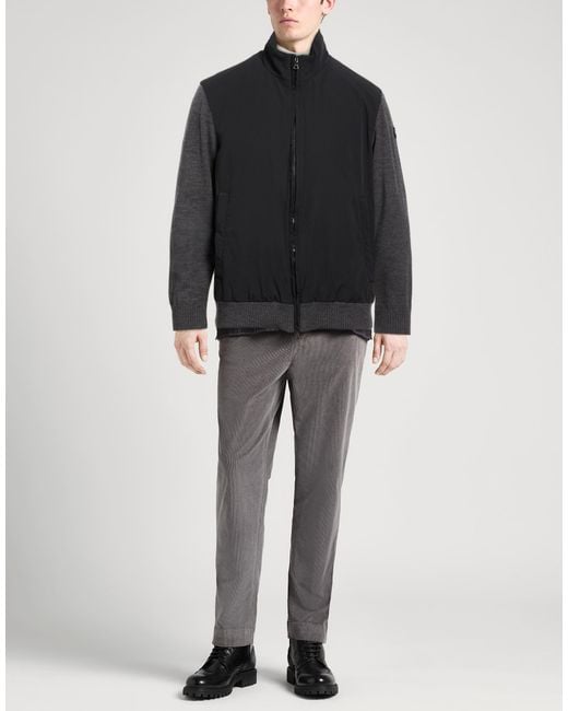 Paul & Shark Black Jacket Virgin Wool, Polyester, Elastane for men