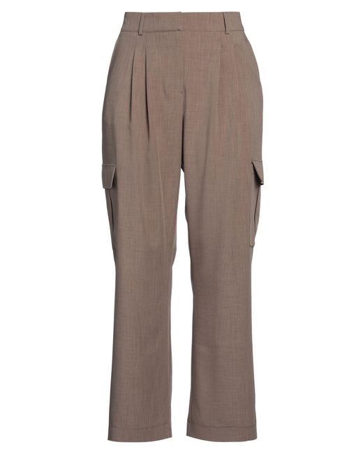 Herskind Gray Pants Recycled Polyester, Elastane, Cotton