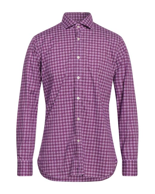 CALIBAN 820 Purple Shirt for men