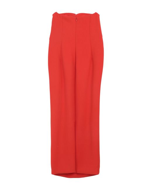 Self-Portrait Red Midi Dress