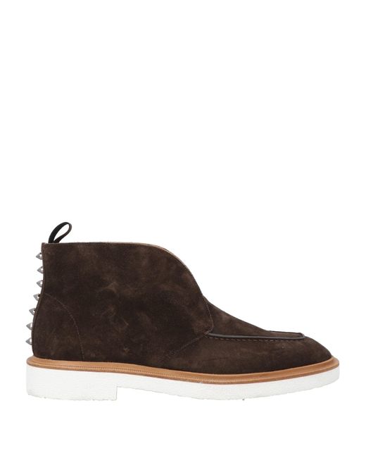 Christian Louboutin Brown Dark Ankle Boots Leather for men