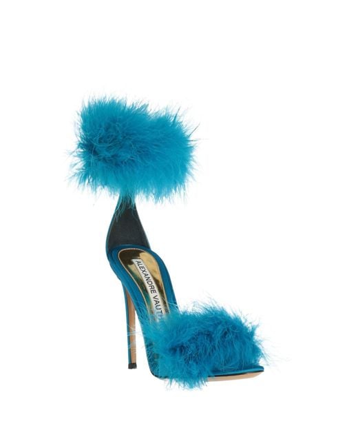 Alexandre Vauthier Blue Sandals