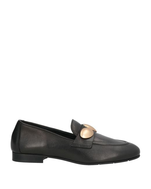 POESIE VENEZIANE Black Loafers Leather